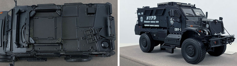 Close up images 5-6 of NYPD ERV-1 scale model