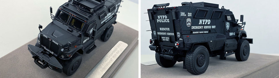 Close up images 3-4 of NYPD ERV-2 scale model