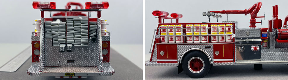 Closeup pictures 9-10 of the FDNY American LaFrance Satellite 1 scale model