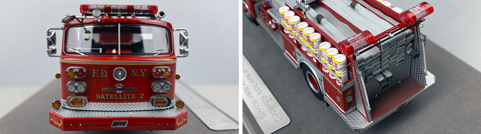 Closeup pictures 1-2 of the FDNY American LaFrance Satellite 2 scale model