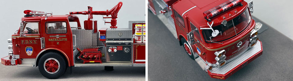 Closeup pictures 5-6 of the FDNY American LaFrance Satellite 2 scale model