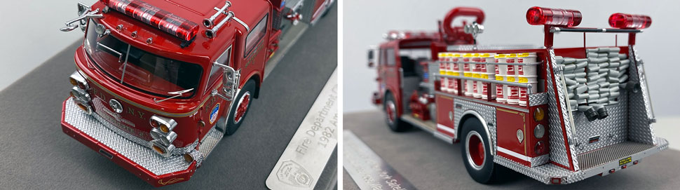 Closeup pictures 7-8 of the FDNY American LaFrance Satellite 2 scale model