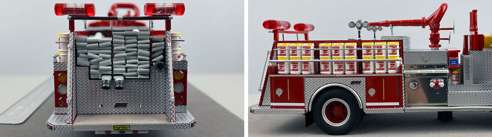 Closeup pictures 9-10 of the FDNY American LaFrance Satellite 3 scale model