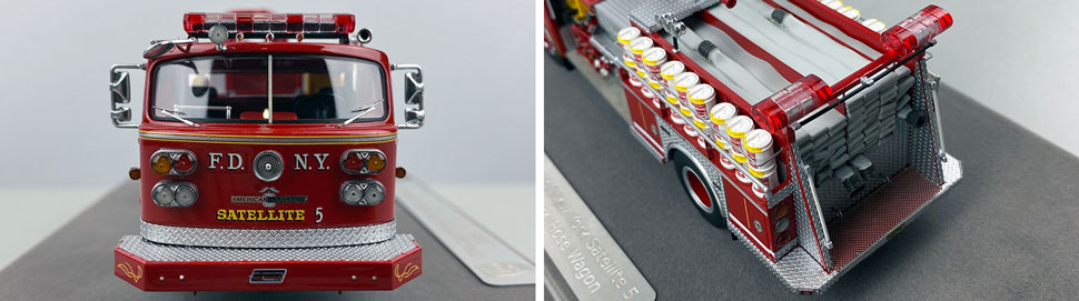 Closeup pictures 1-2 of the FDNY American LaFrance Satellite 5 scale model