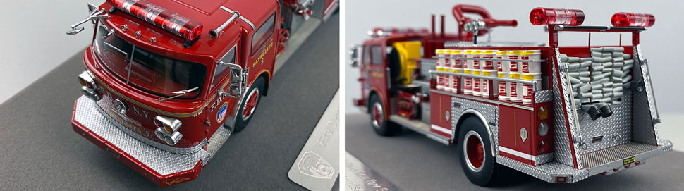 Closeup pictures 7-8 of the FDNY American LaFrance Satellite 5 scale model
