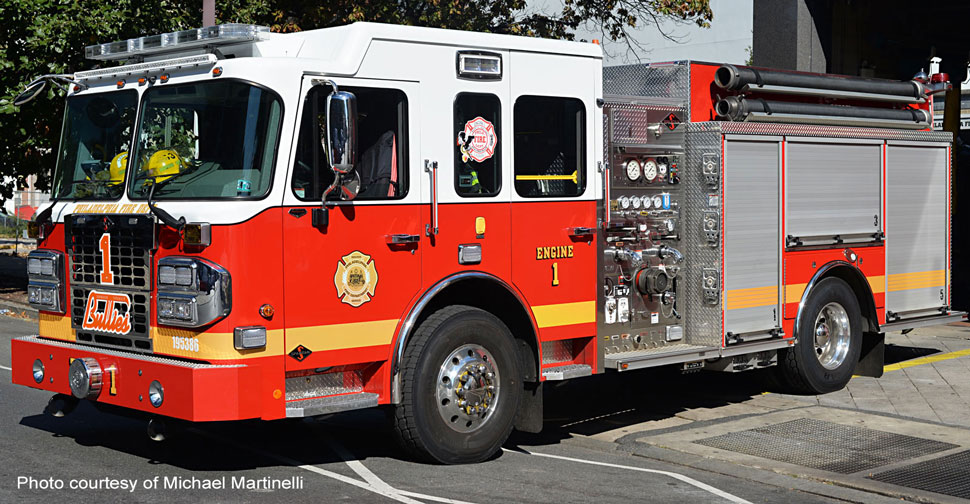 Philadelphia Fire Department Engine 1 courtesy of Michael Martinelli