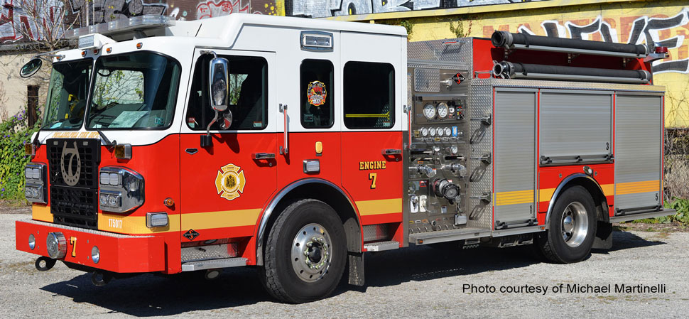 Philadelphia Fire Department Engine 7 courtesy of Michael Martinelli