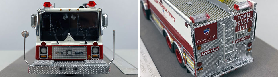Closeup pictures 1-2 of the FDNY Mack MR/Saulsbury Foam Tender Unit scale model