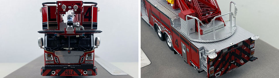 Close up pics 3-4 of St. Louis Hook & Ladder 4 scale model