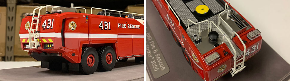 Close up images 7-8 of BWI Rescue 431 scale model