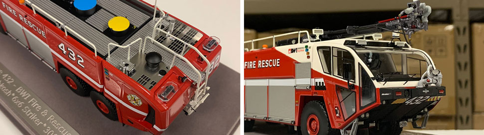 Close up images 9-10 of BWI Rescue 432 scale model