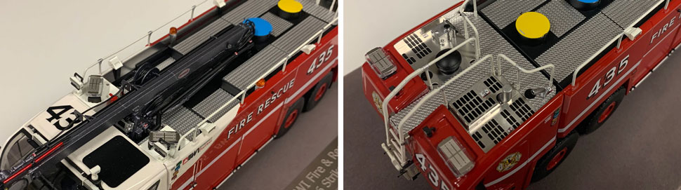 Close up images 9-10 of BWI Rescue 435 scale model