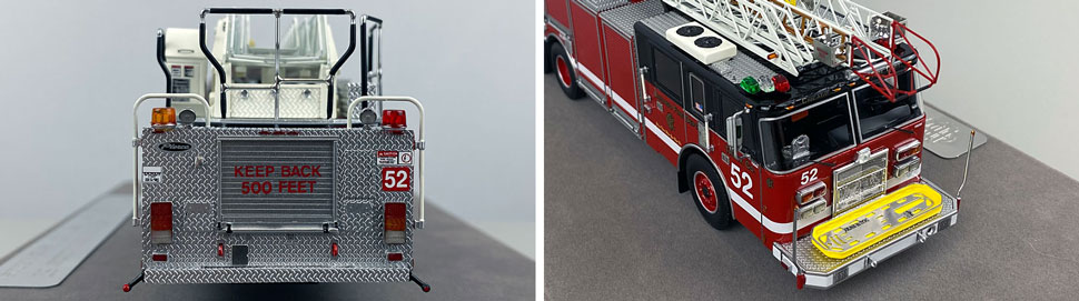Closeup pics 5-6 of Chicago Fire Department Pierce Truck 52 scale model