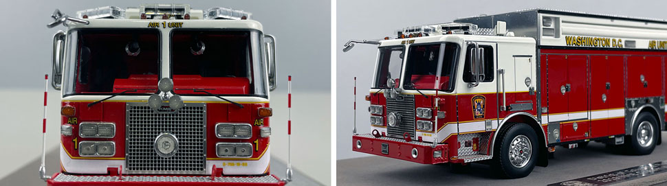 Close up images 9-10 of DC Fire & EMS KME Air Unit 1 scale model