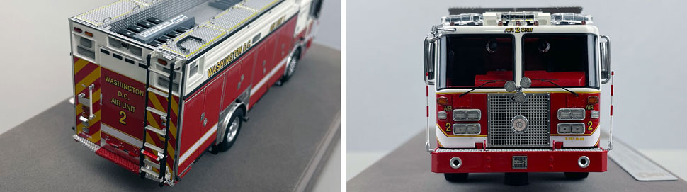 Close up images 1-2 of DC Fire & EMS KME Air Unit 2 scale model