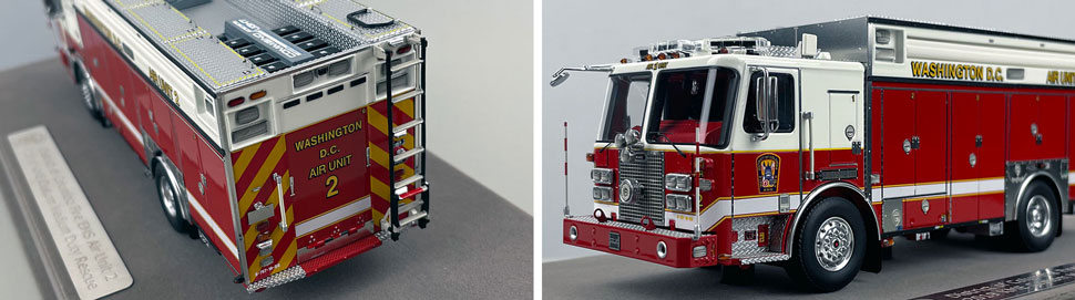Close up images 3-4 of DC Fire & EMS KME Air Unit 2 scale model