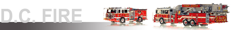 Washington D.C. Fire & EMS 1:50 scale models