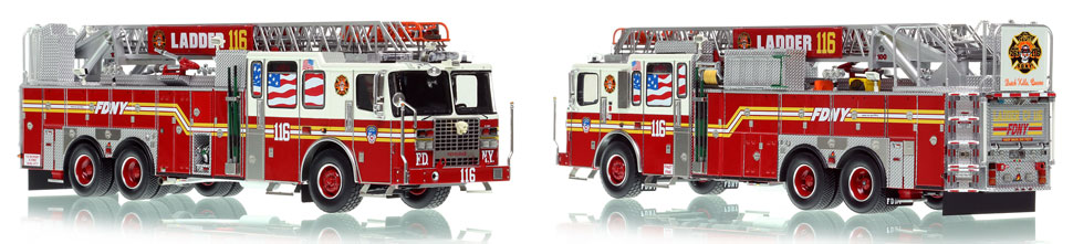FDNY Ladder 116 in Queens is now available as a museum grade replica
