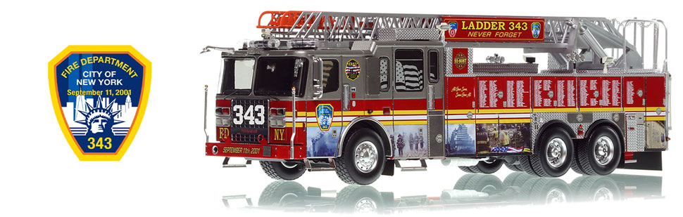 FDNY Ladder 343 Ceremonial Unit in 1:50 scale