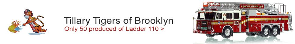 Brooklyn's Tillary Tigers Ladder 110 in 1:50 scale