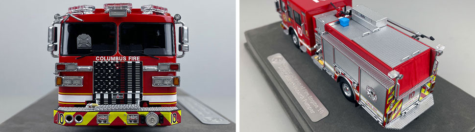 1:50 scale model of Columbus Sutphen Engine 10 close up pictures 1-2