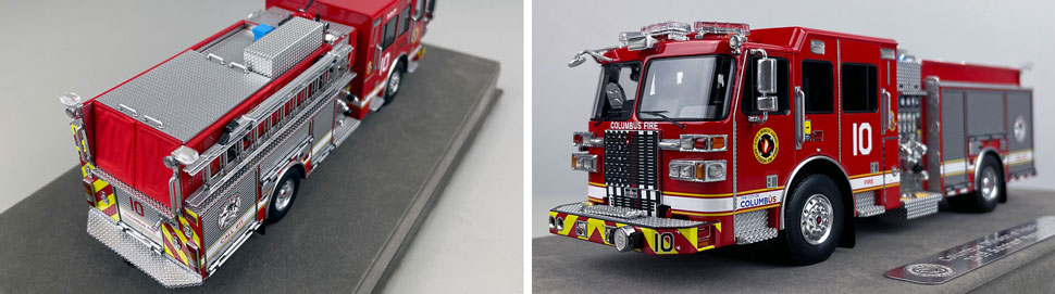 1:50 scale model of Columbus Sutphen Engine 10 close up pictures 3-4