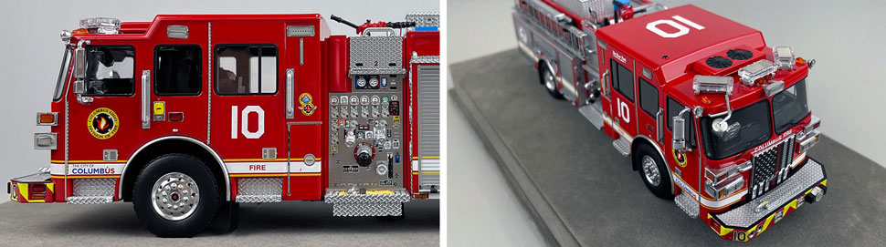 1:50 scale model of Columbus Sutphen Engine 10 close up pictures 5-6