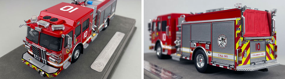 1:50 scale model of Columbus Sutphen Engine 10 close up pictures 7-8