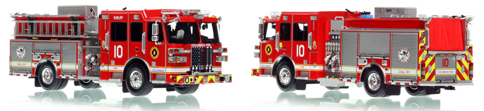 Columbus Engine 10 scale model is hand-crafted and intricately detailed.