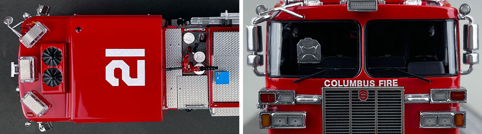1:50 scale model of Columbus Sutphen Engine 21 close up pictures 13-14