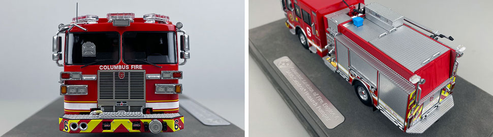 1:50 scale model of Columbus Sutphen Engine 6 close up pictures 1-2