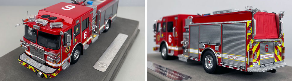 1:50 scale model of Columbus Sutphen Engine 6 close up pictures 7-8