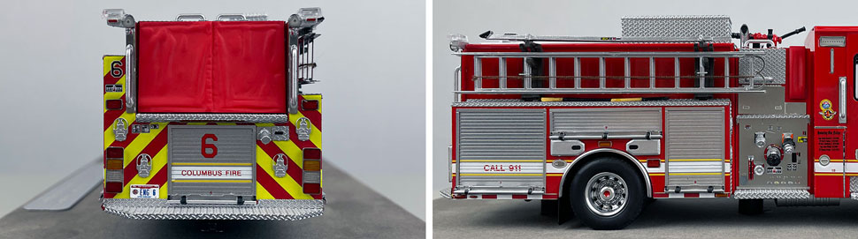 1:50 scale model of Columbus Sutphen Engine 6 close up pictures 9-10