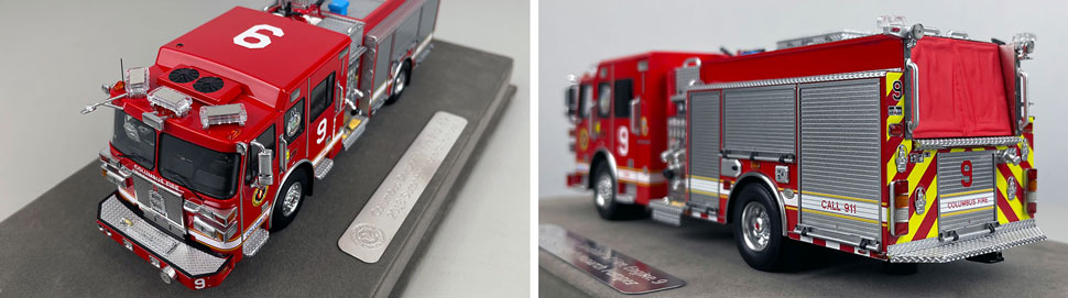 1:50 scale model of Columbus Sutphen Engine 9 close up pictures 7-8