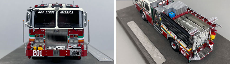 FDNY KME Engine 201 1:50 scale model close up pictures 1-2