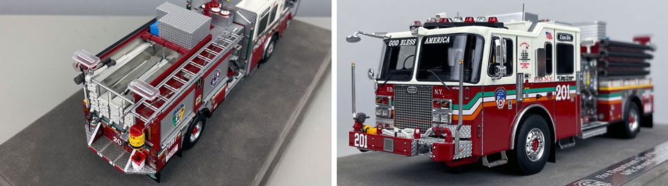 FDNY KME Engine 201 1:50 scale model close up pictures 3-4