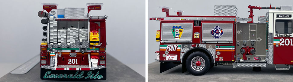 FDNY KME Engine 201 1:50 scale model close up pictures 9-10