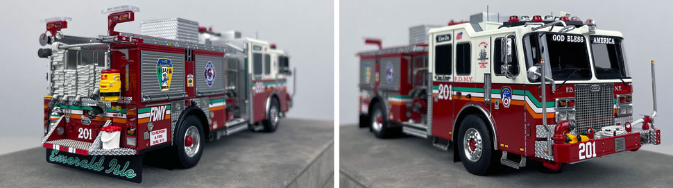 FDNY KME Engine 201 1:50 scale model close up pictures 11-12