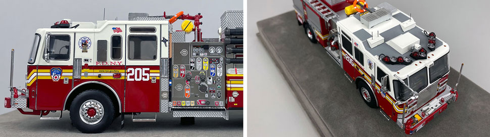 FDNY KME Engine 205 1:50 scale model close up pictures 5-6