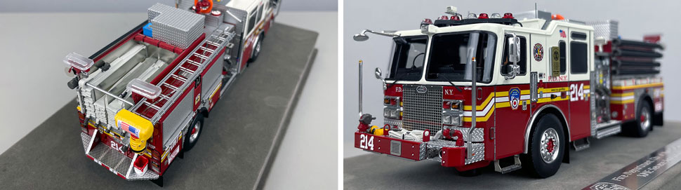 FDNY KME Engine 214 1:50 scale model close up pictures 3-4