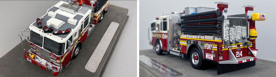 FDNY KME Engine 214 1:50 scale model close up pictures 7-8