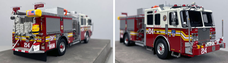 FDNY KME Engine 214 1:50 scale model close up pictures 11-12