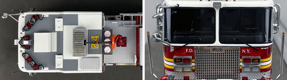 FDNY KME Engine 214 1:50 scale model close up pictures 13-14