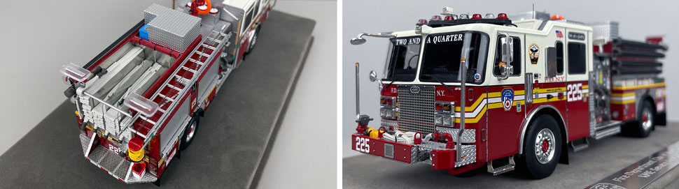 FDNY KME Engine 225 1:50 scale model close up pictures 3-4