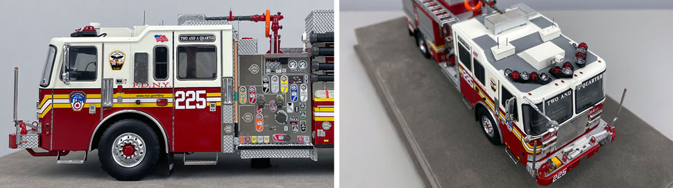 FDNY KME Engine 225 1:50 scale model close up pictures 5-6