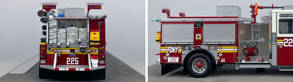 FDNY KME Engine 225 1:50 scale model close up pictures 9-10