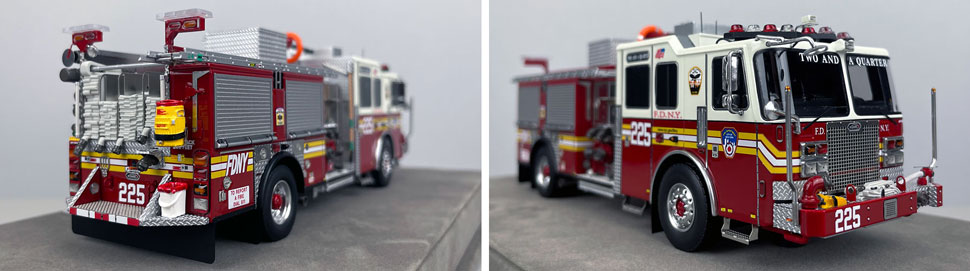 FDNY KME Engine 225 1:50 scale model close up pictures 11-12