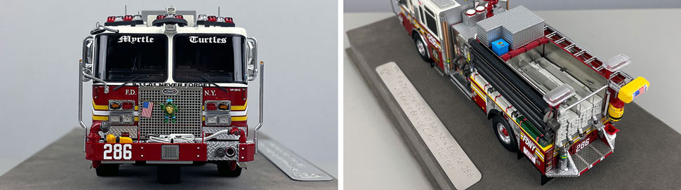 FDNY KME Engine 286 1:50 scale model close up pictures 1-2