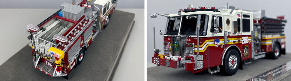 FDNY KME Engine 286 1:50 scale model close up pictures 3-4