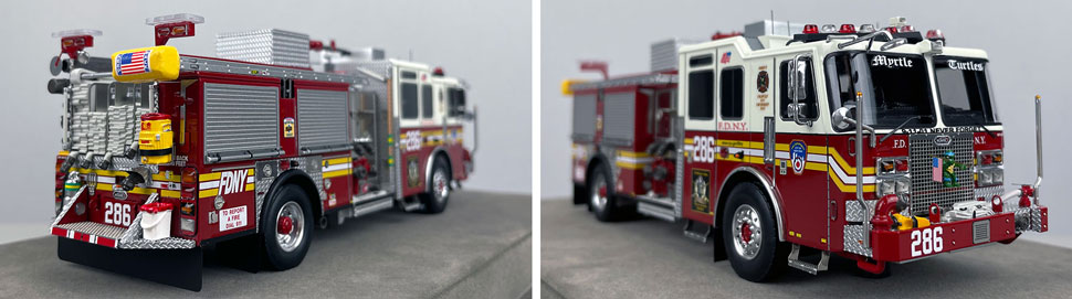 FDNY KME Engine 286 1:50 scale model close up pictures 11-12